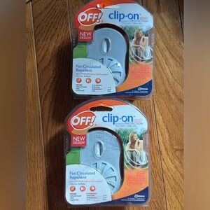 New set of 2 OFF Clip on mosquito repellent.